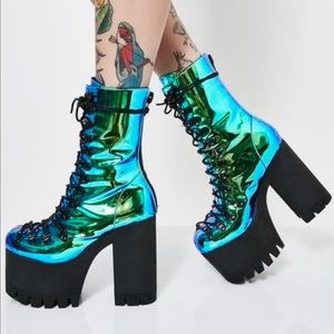 Club Exx Moonstone Platform Boots